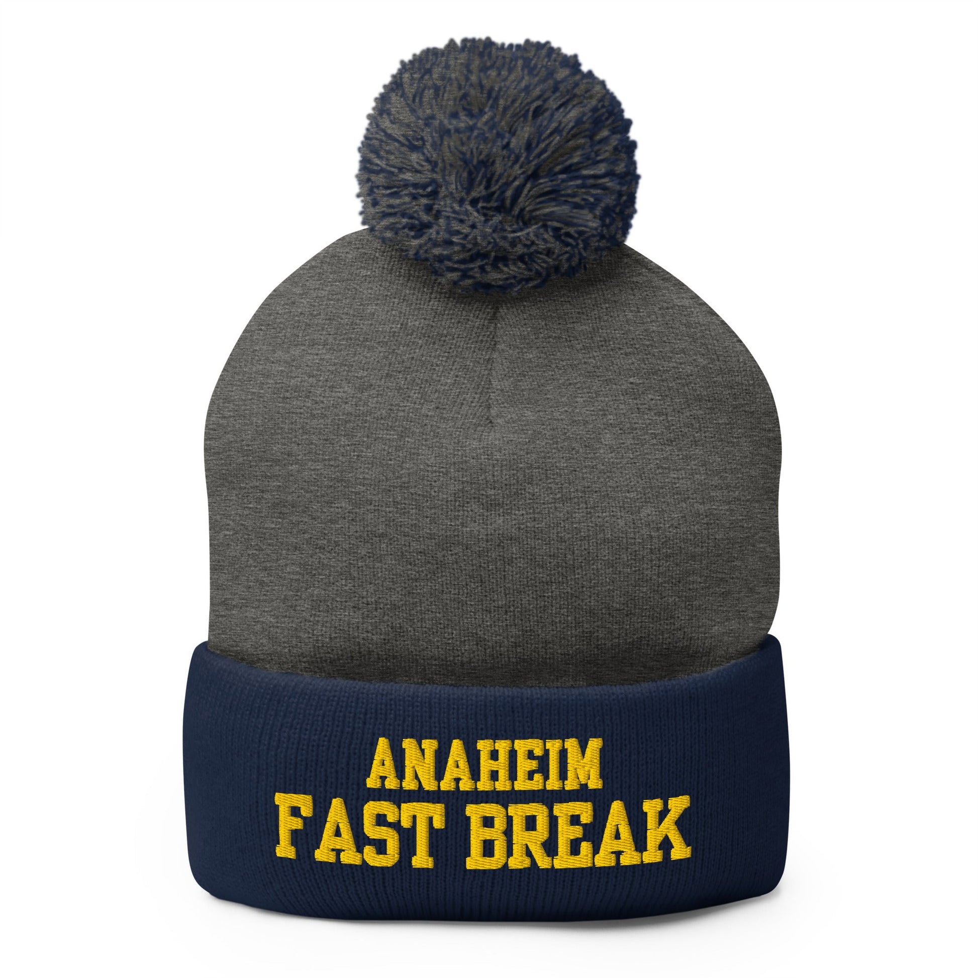 Pom - Pom Beanie | OC FASTBREAK | Fast Break Logo