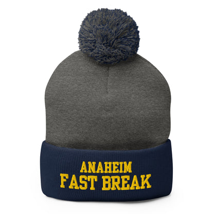 Pom - Pom Beanie | OC FASTBREAK | Fast Break Logo