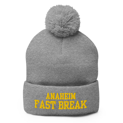 Pom - Pom Beanie | OC FASTBREAK | Fast Break Logo