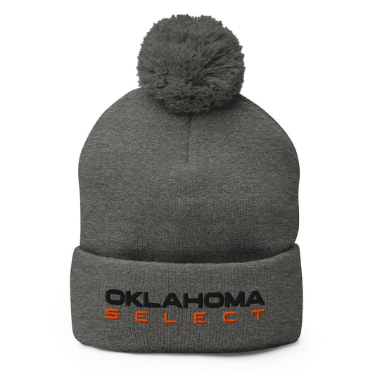 Pom - Pom Beanie | Oklahoma Select Ball | Script Logo