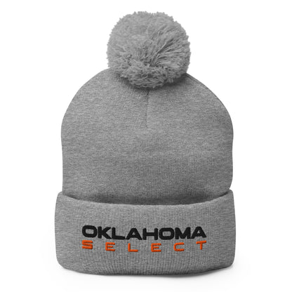 Pom - Pom Beanie | Oklahoma Select Ball | Script Logo