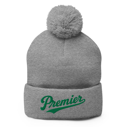 Pom - Pom Beanie | Oregon Premier Baseball | Premier Logo