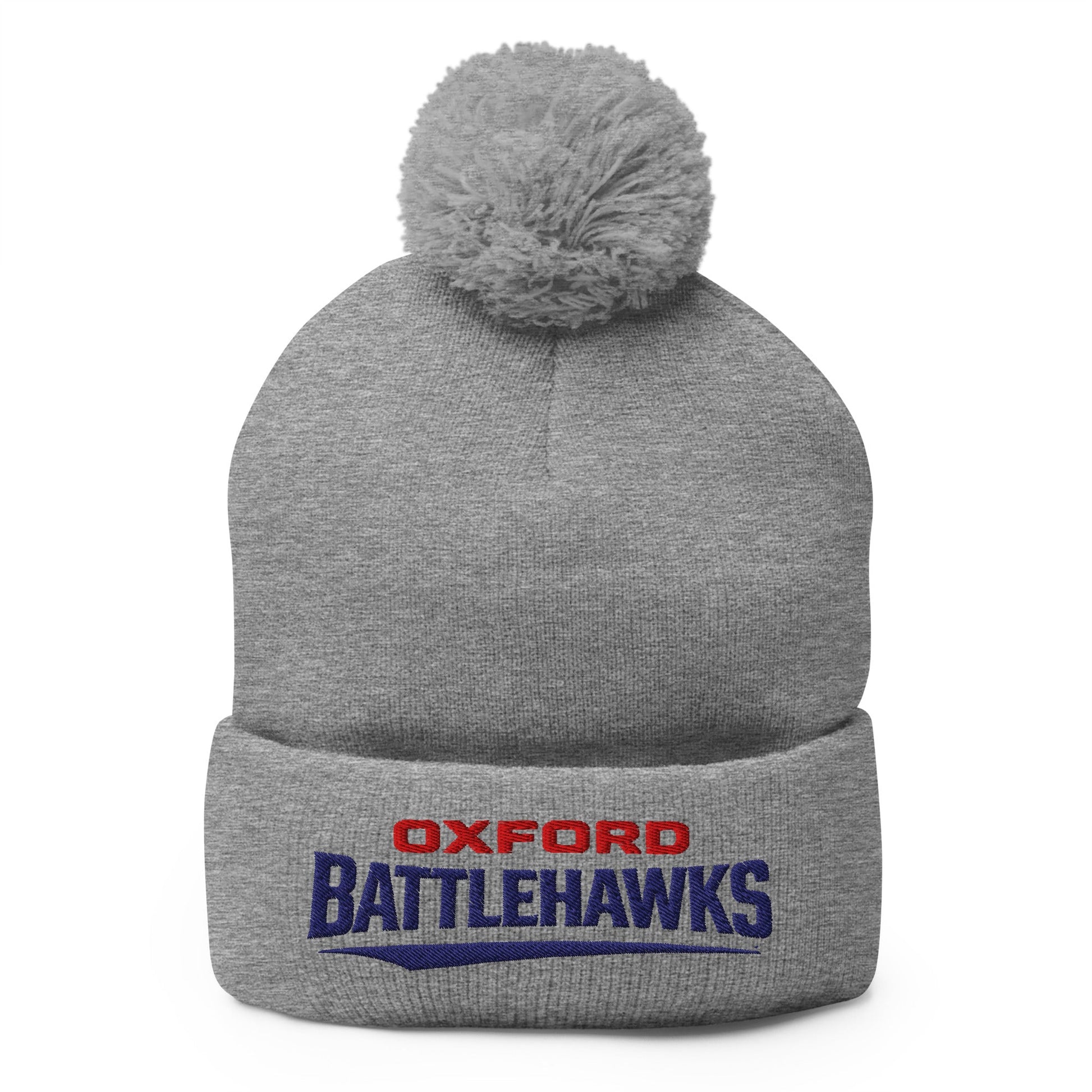 Pom - Pom Beanie | Oxford Battlehawks 13U | Raptor Logo