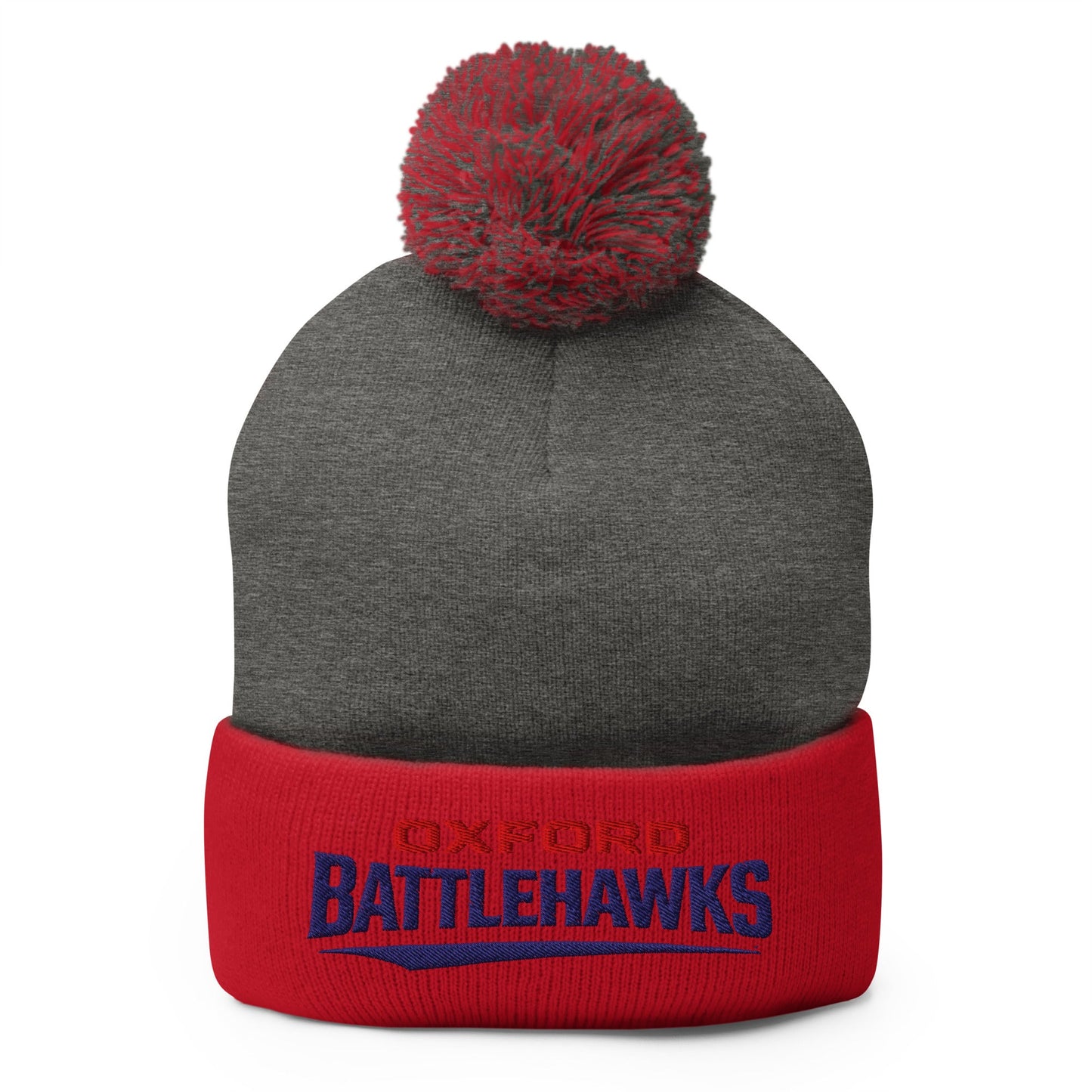 Pom - Pom Beanie | Oxford Battlehawks 13U | Raptor Logo