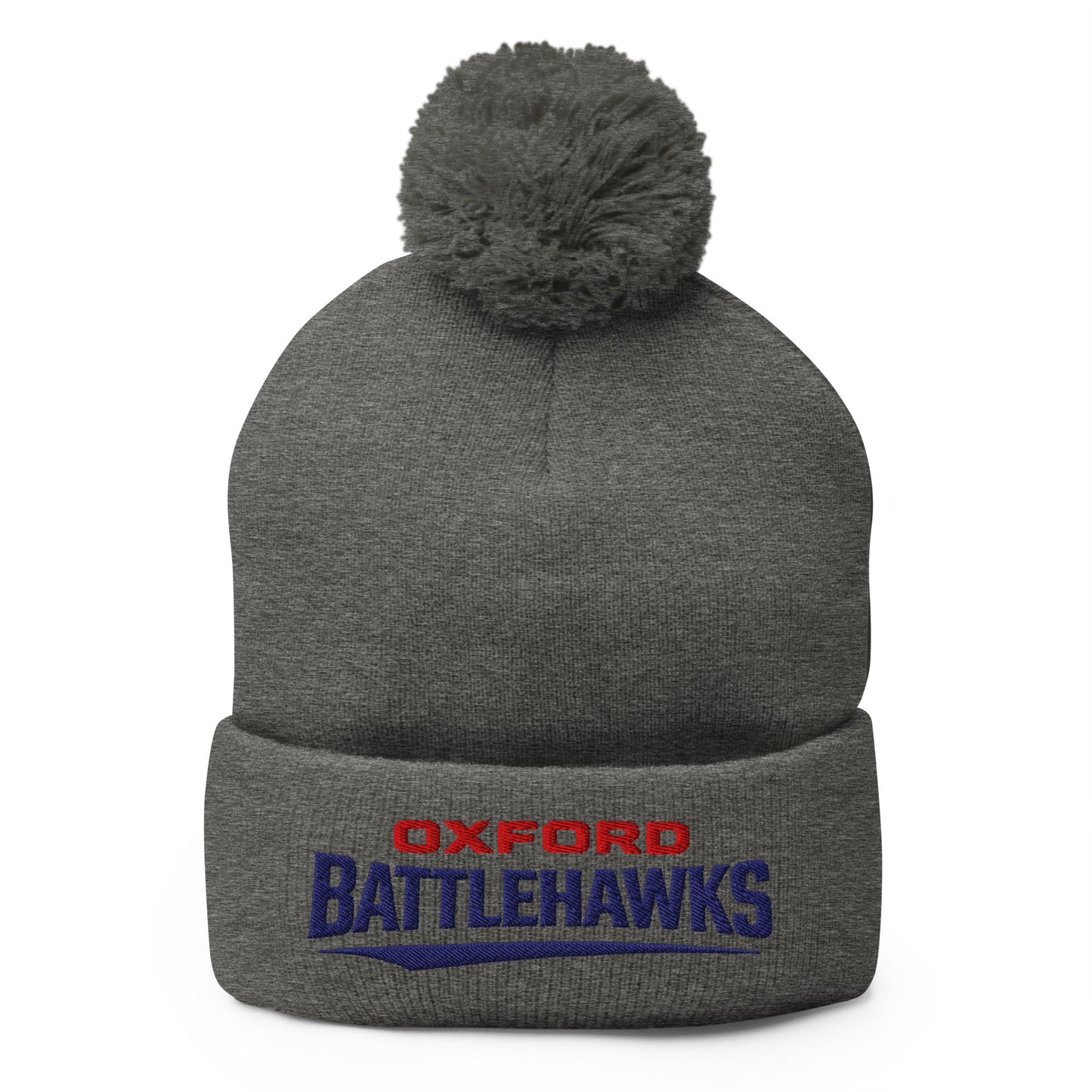 Pom - Pom Beanie | Oxford Battlehawks 13U | Raptor Logo