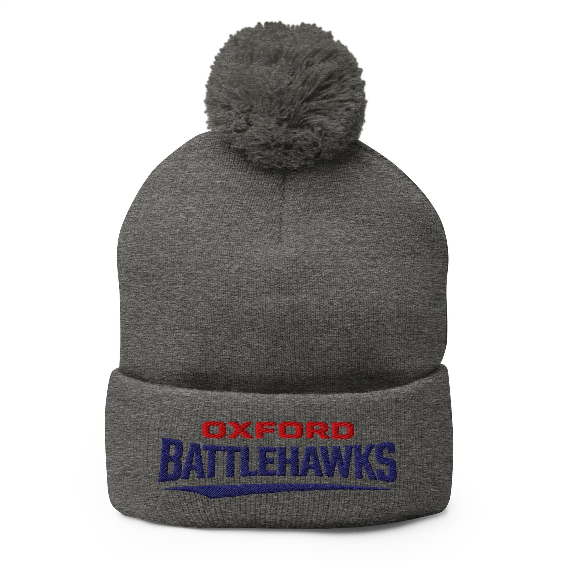 Pom - Pom Beanie | Oxford Battlehawks 13U | Raptor Logo