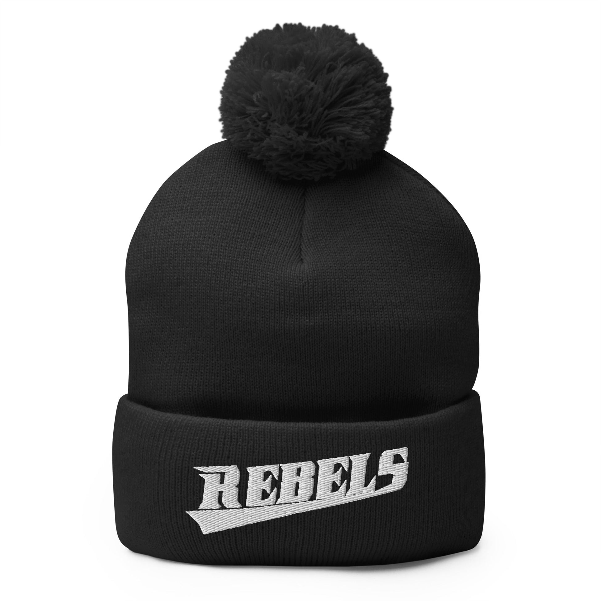 Pom - Pom Beanie | Oxford Rebels 12U | Alt Script Logo