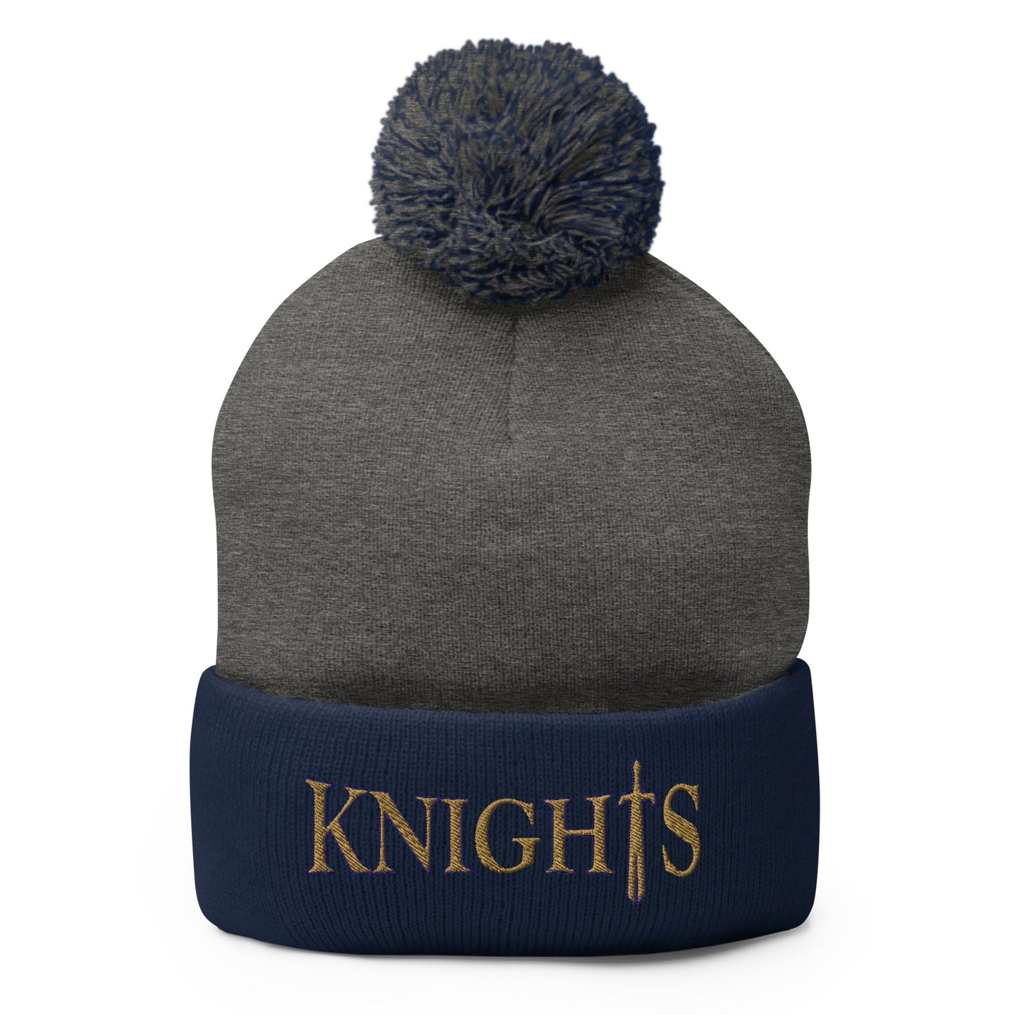 Pom - Pom Beanie | Oxnard Knights Youth Football and Cheer