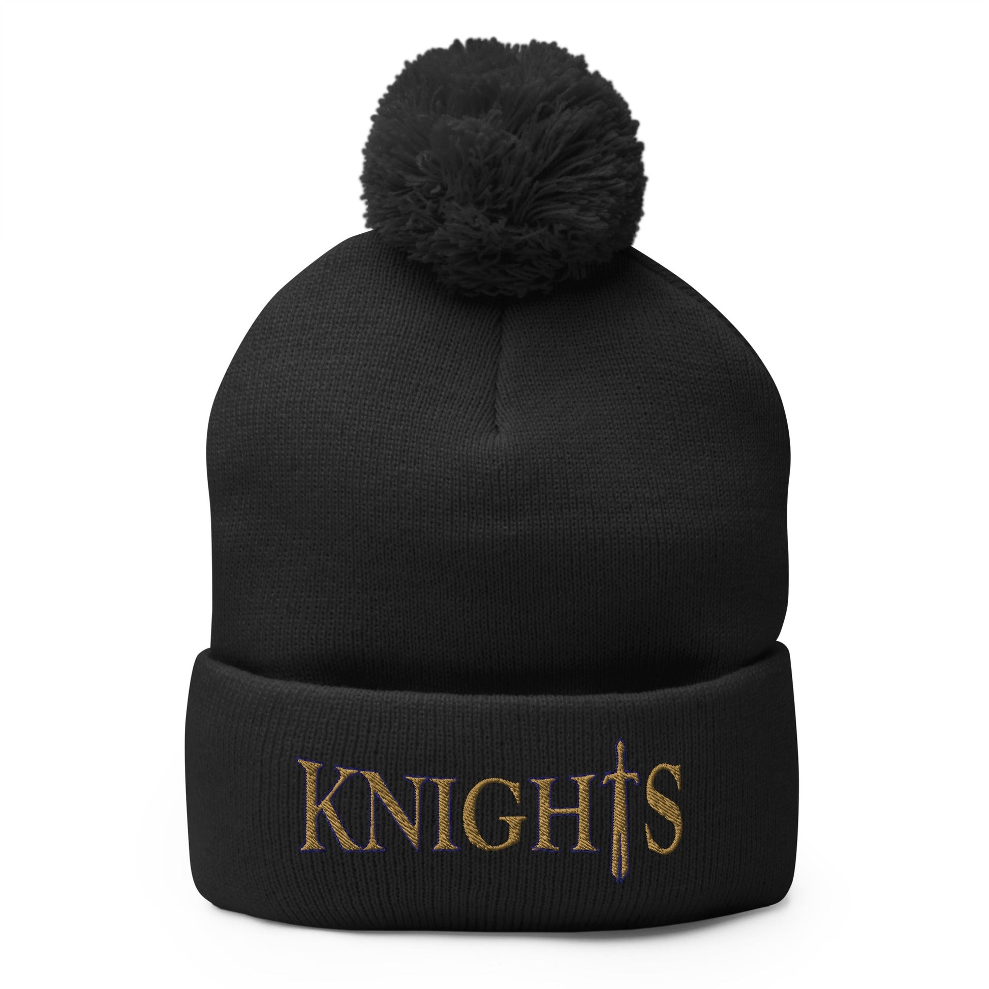 Pom - Pom Beanie | Oxnard Knights Youth Football and Cheer