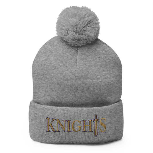 Pom - Pom Beanie | Oxnard Knights Youth Football and Cheer