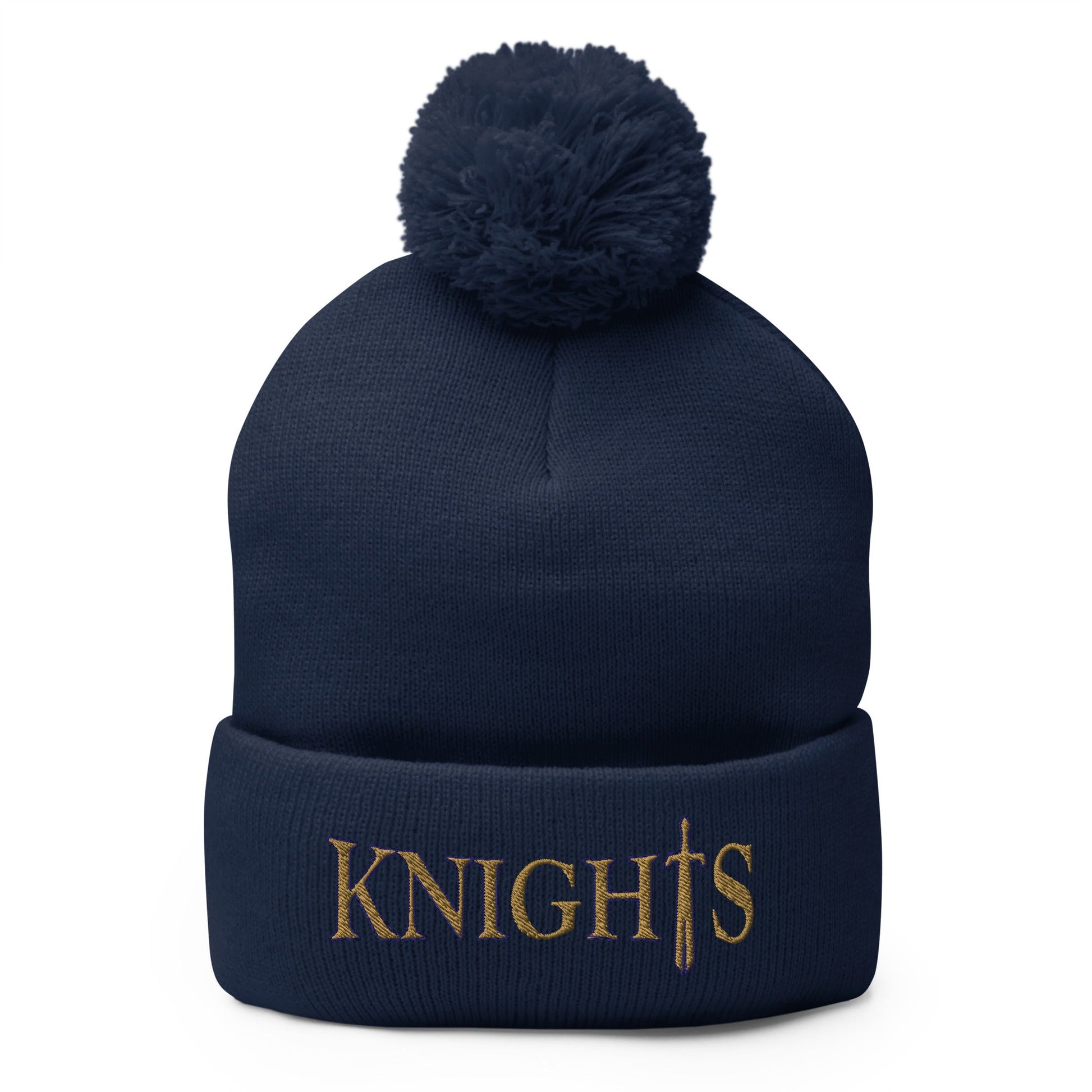 Pom - Pom Beanie | Oxnard Knights Youth Football and Cheer