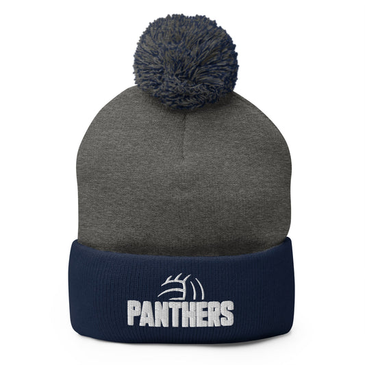 Pom-Pom Beanie | Page County High School Volleyball | Vanguard Logo