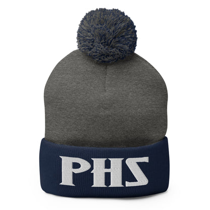 Pom-Pom Beanie | Palmyra Softball | Crest Logo