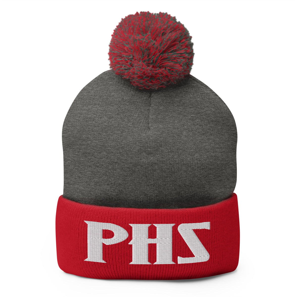 Pom-Pom Beanie | Palmyra Softball | Crest Logo