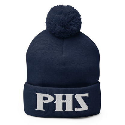 Pom-Pom Beanie | Palmyra Softball | Crest Logo