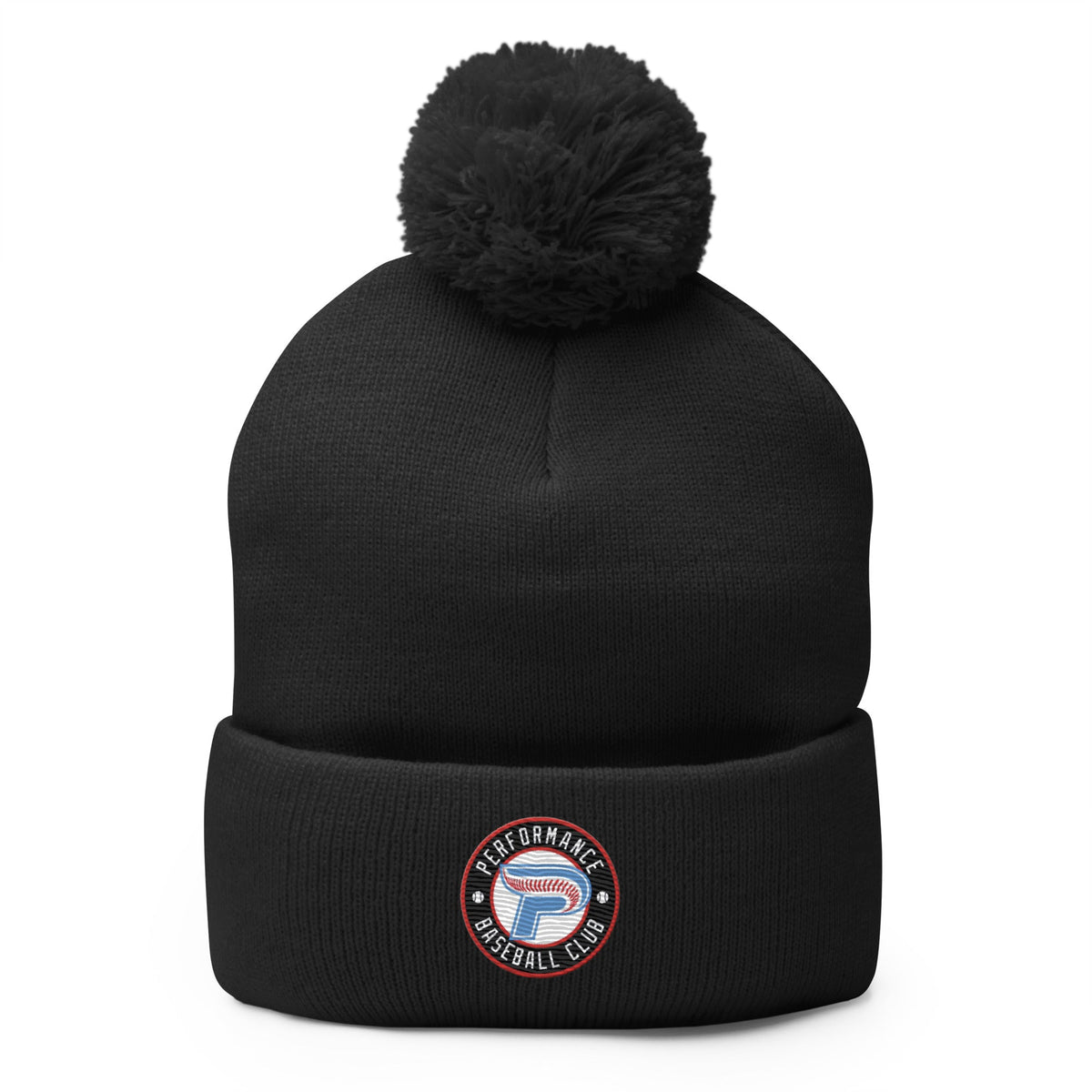 Pom - Pom Beanie | Performance Baseball Club | Alt Logo