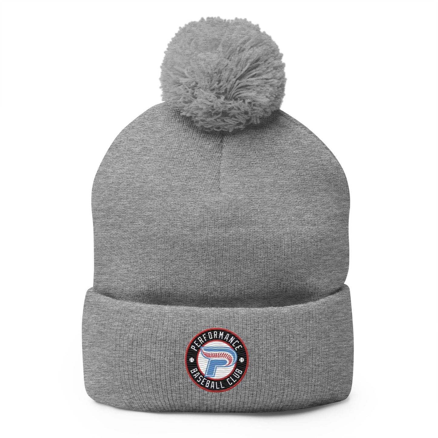 Pom - Pom Beanie | Performance Baseball Club | Alt Logo