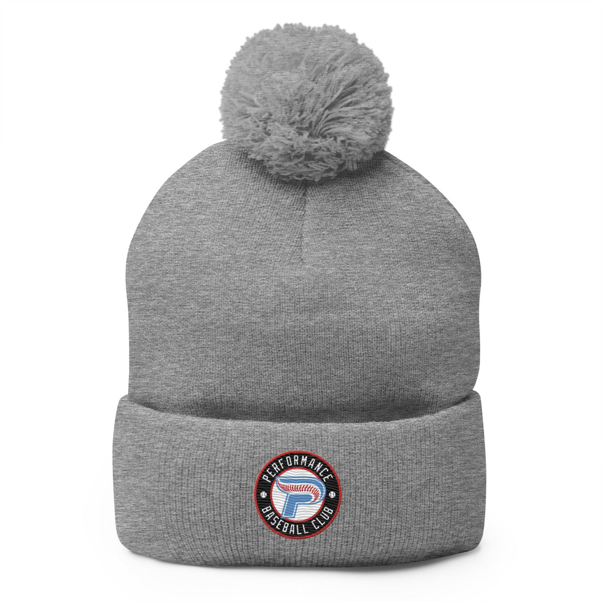 Pom - Pom Beanie | Performance Baseball Club | Alt Logo