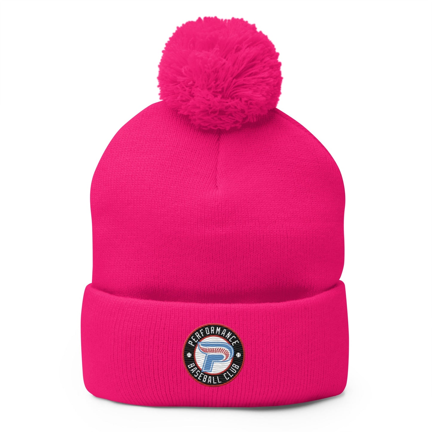 Pom - Pom Beanie | Performance Baseball Club | Alt Logo