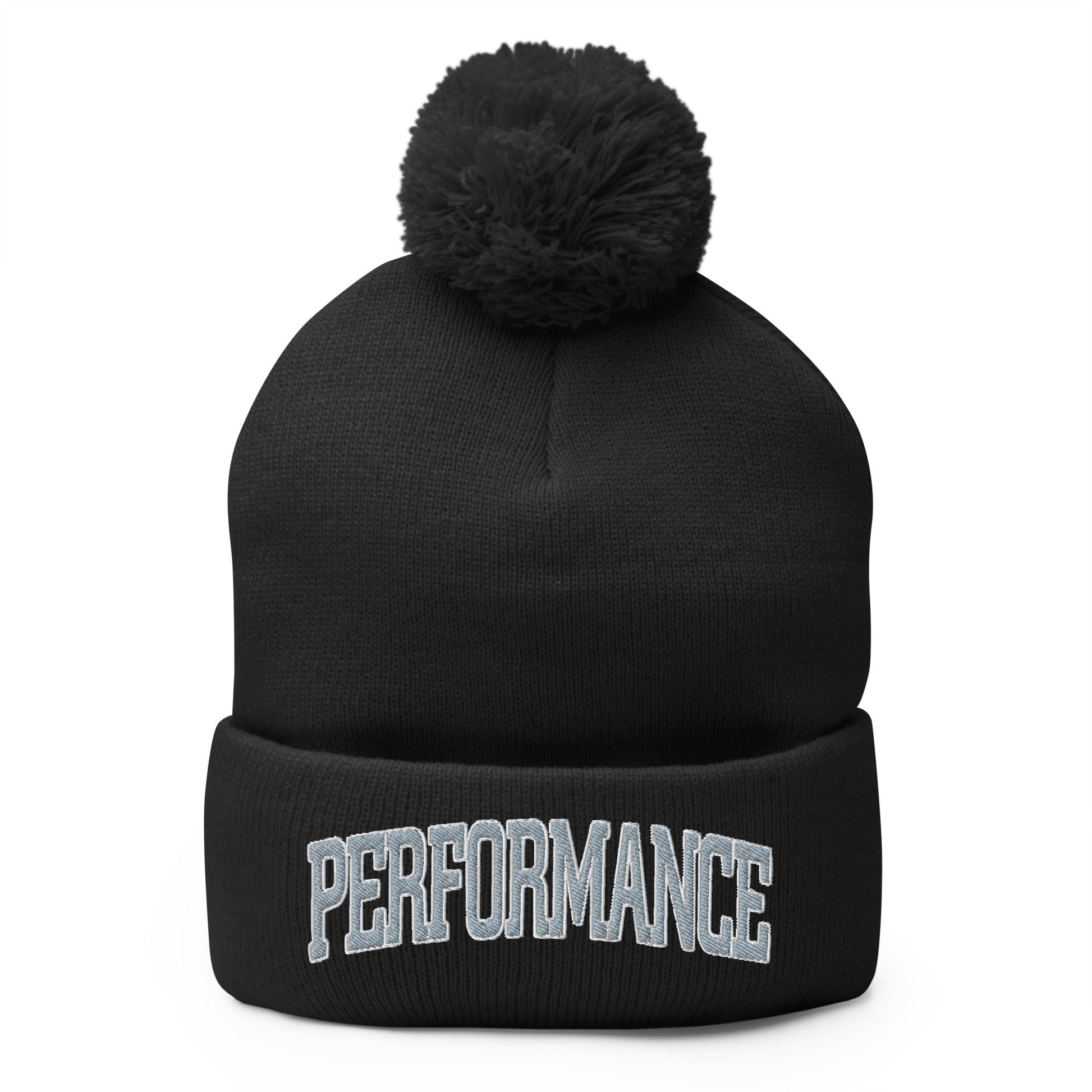 Pom - Pom Beanie | Performance Baseball | Varsity Mark Logo