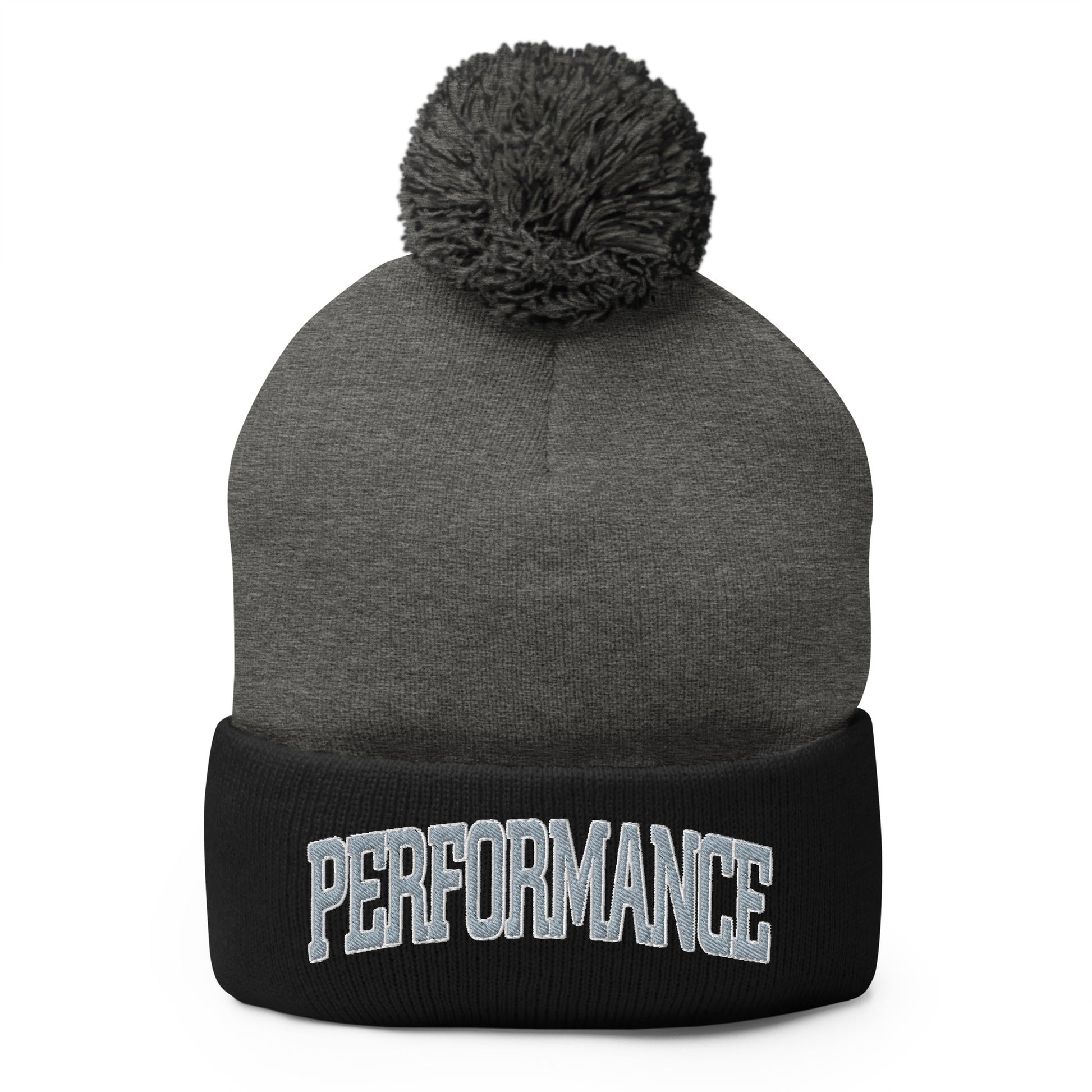 Pom - Pom Beanie | Performance Baseball | Varsity Mark Logo