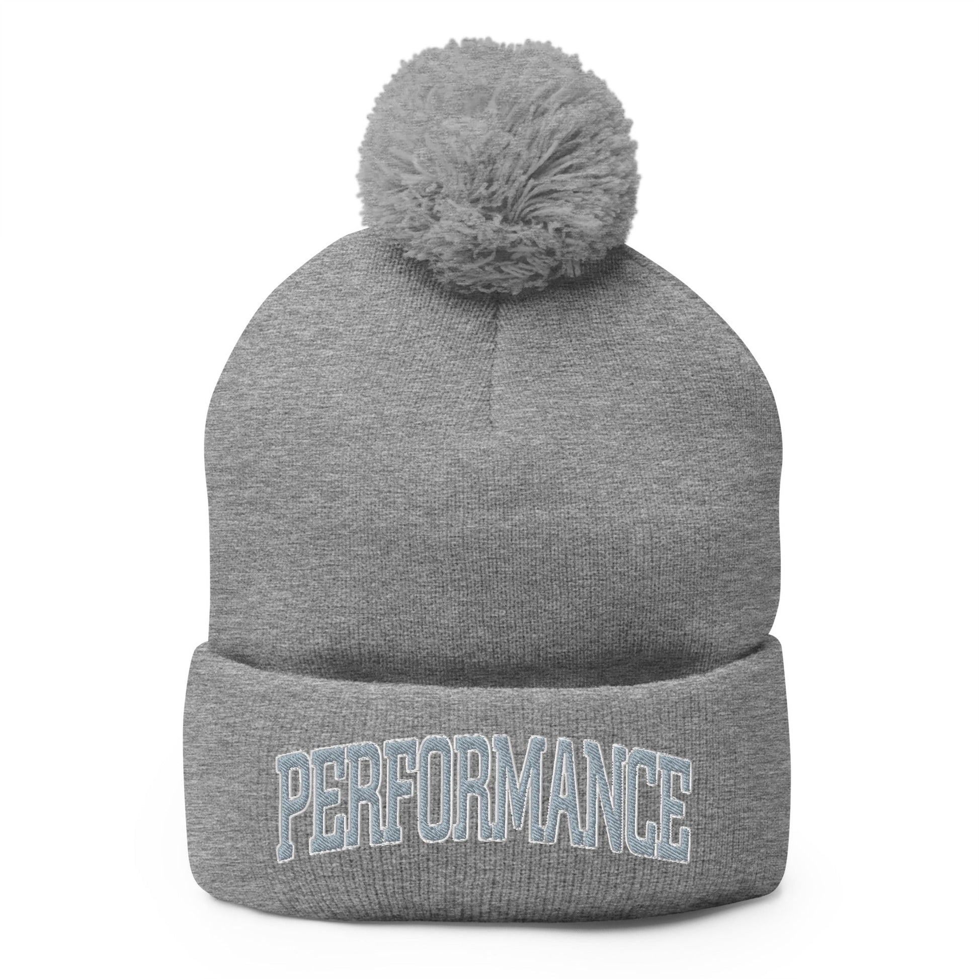 Pom - Pom Beanie | Performance Baseball | Varsity Mark Logo