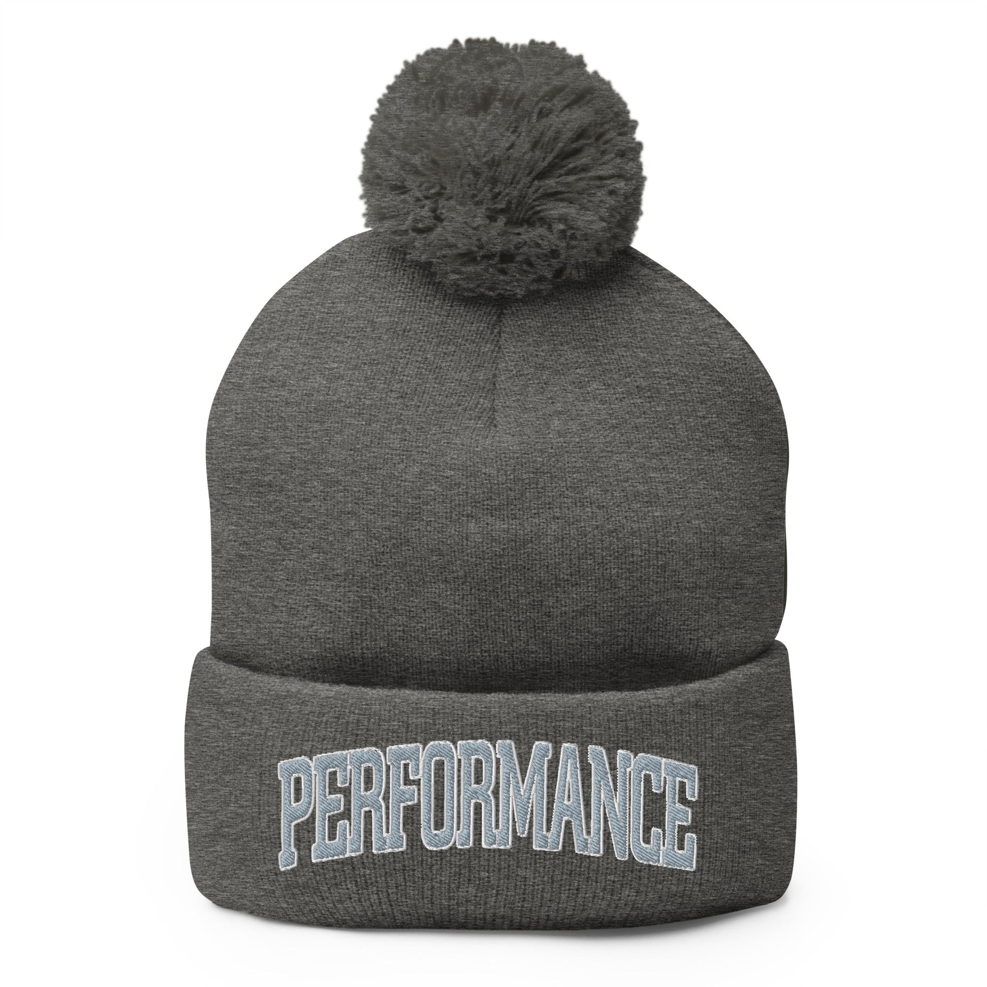 Pom - Pom Beanie | Performance Baseball | Varsity Mark Logo