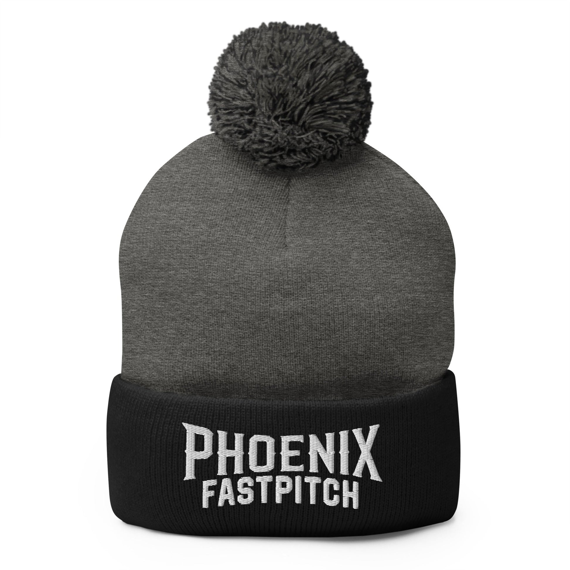 Pom-Pom Beanie | Phoenix Fastpitch | Script Logo