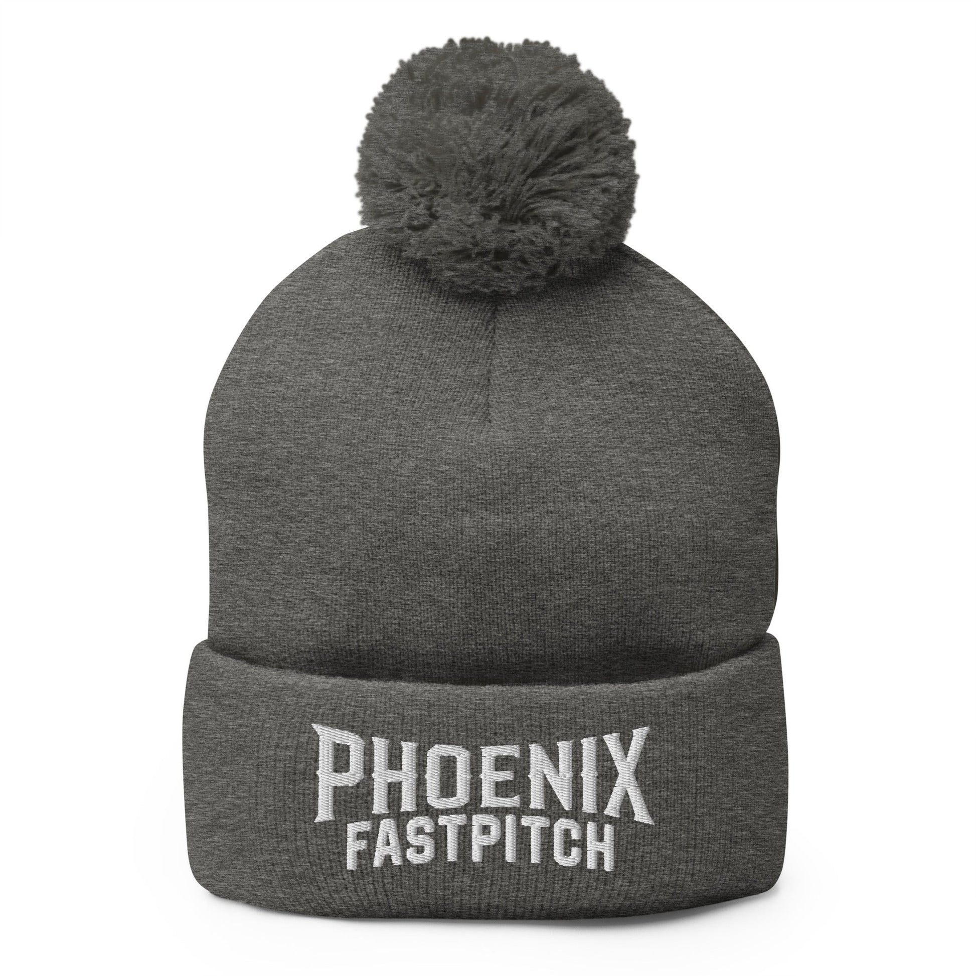 Pom-Pom Beanie | Phoenix Fastpitch | Script Logo