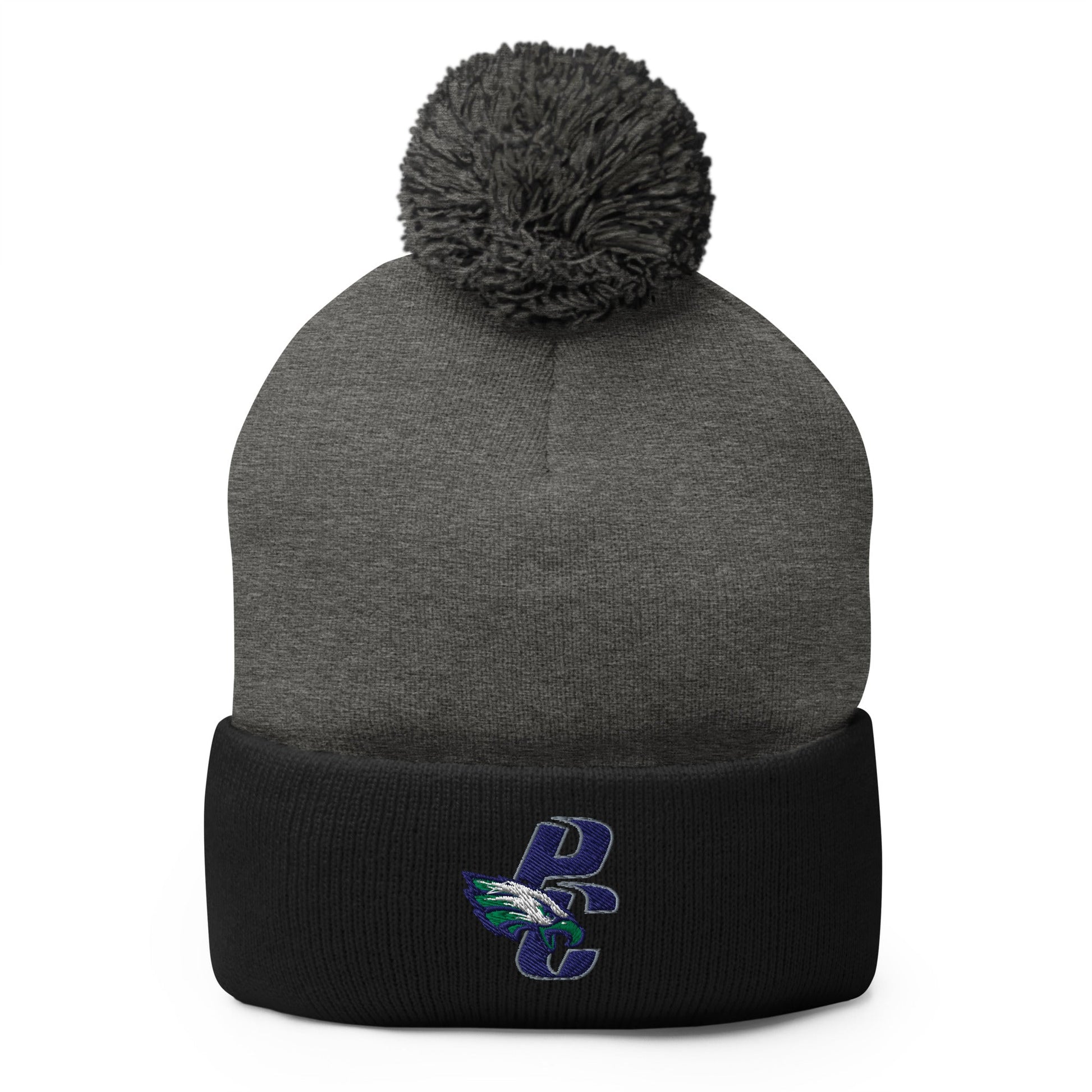 Pom - Pom Beanie | PINE CREEK SWIM & DIVE | PC Mascot Logo