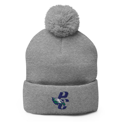 Pom - Pom Beanie | PINE CREEK SWIM & DIVE | PC Mascot Logo