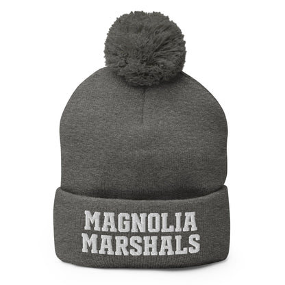 Pom-Pom Beanie | Pink Magnolias Dance | Emblem Logo