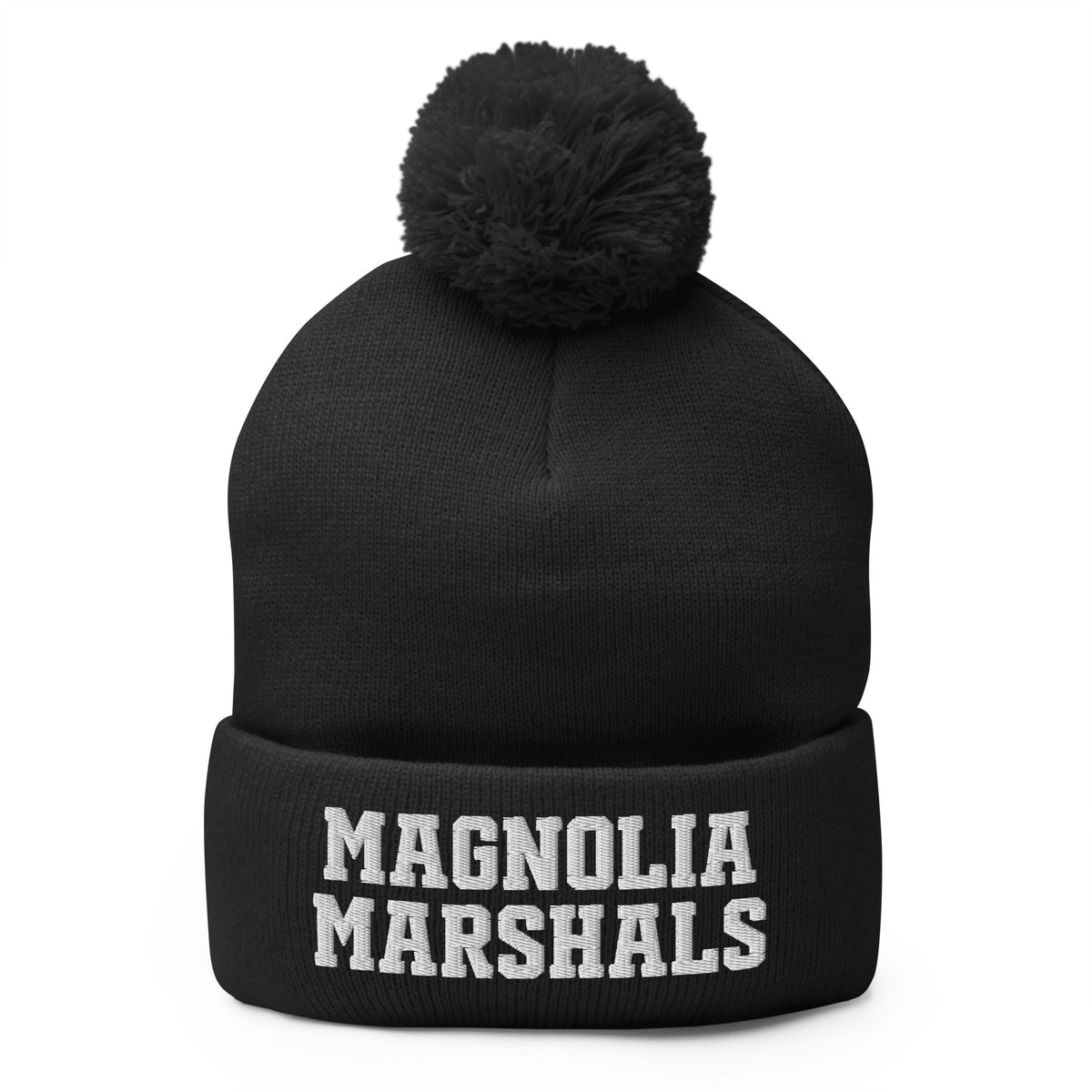 Pom-Pom Beanie | Pink Magnolias Dance | Emblem Logo