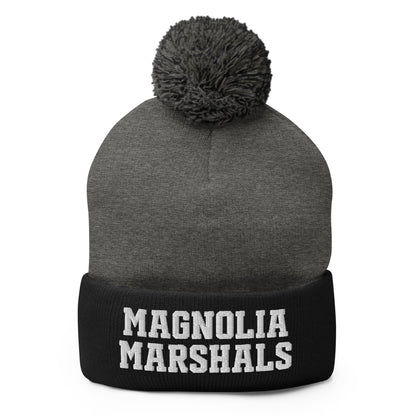 Pom-Pom Beanie | Pink Magnolias Dance | Emblem Logo