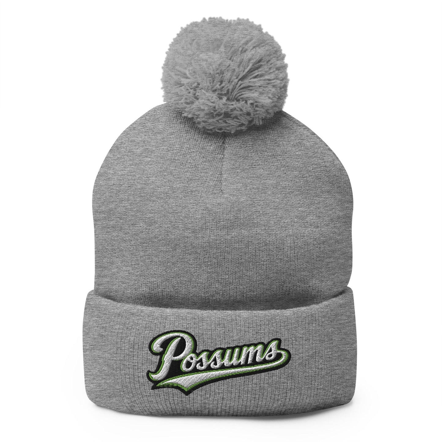 Pom - Pom Beanie | Possums | Script Logo