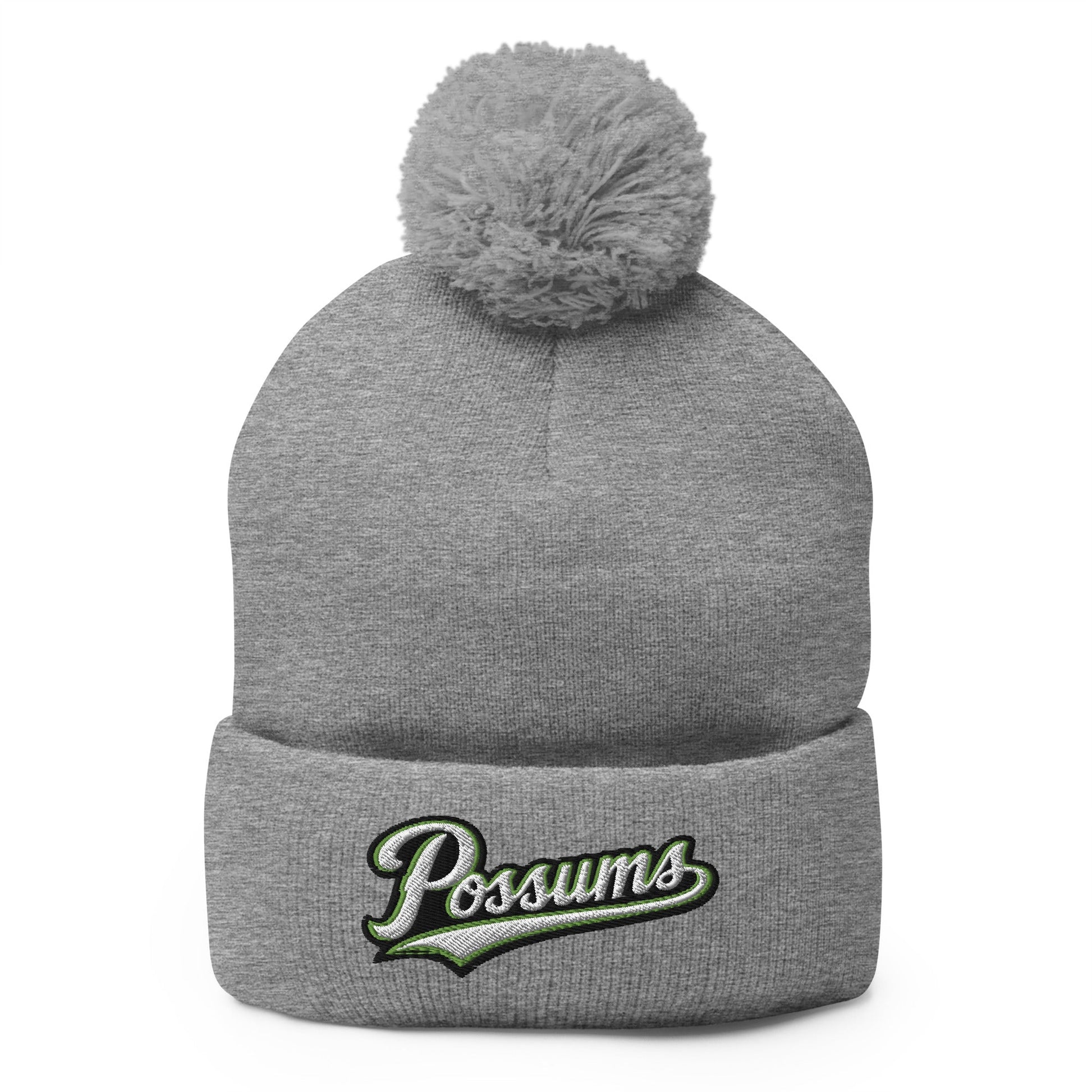 Pom - Pom Beanie | Possums | Script Logo