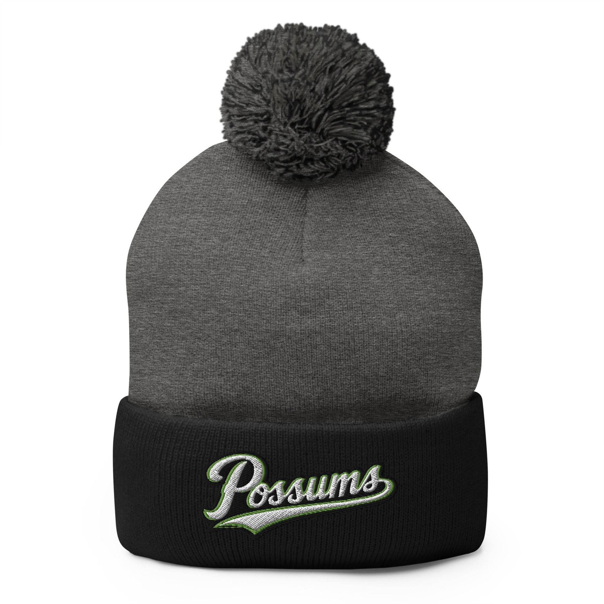 Pom - Pom Beanie | Possums | Script Logo