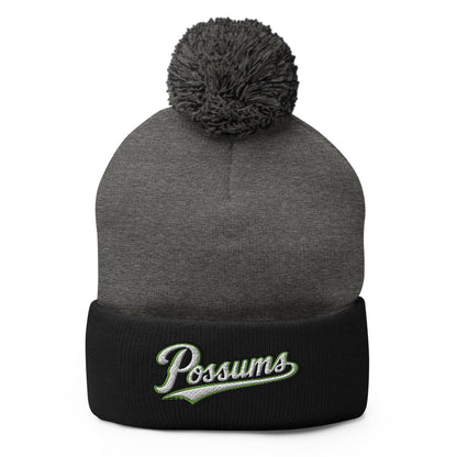 Pom - Pom Beanie | Possums | Script Logo