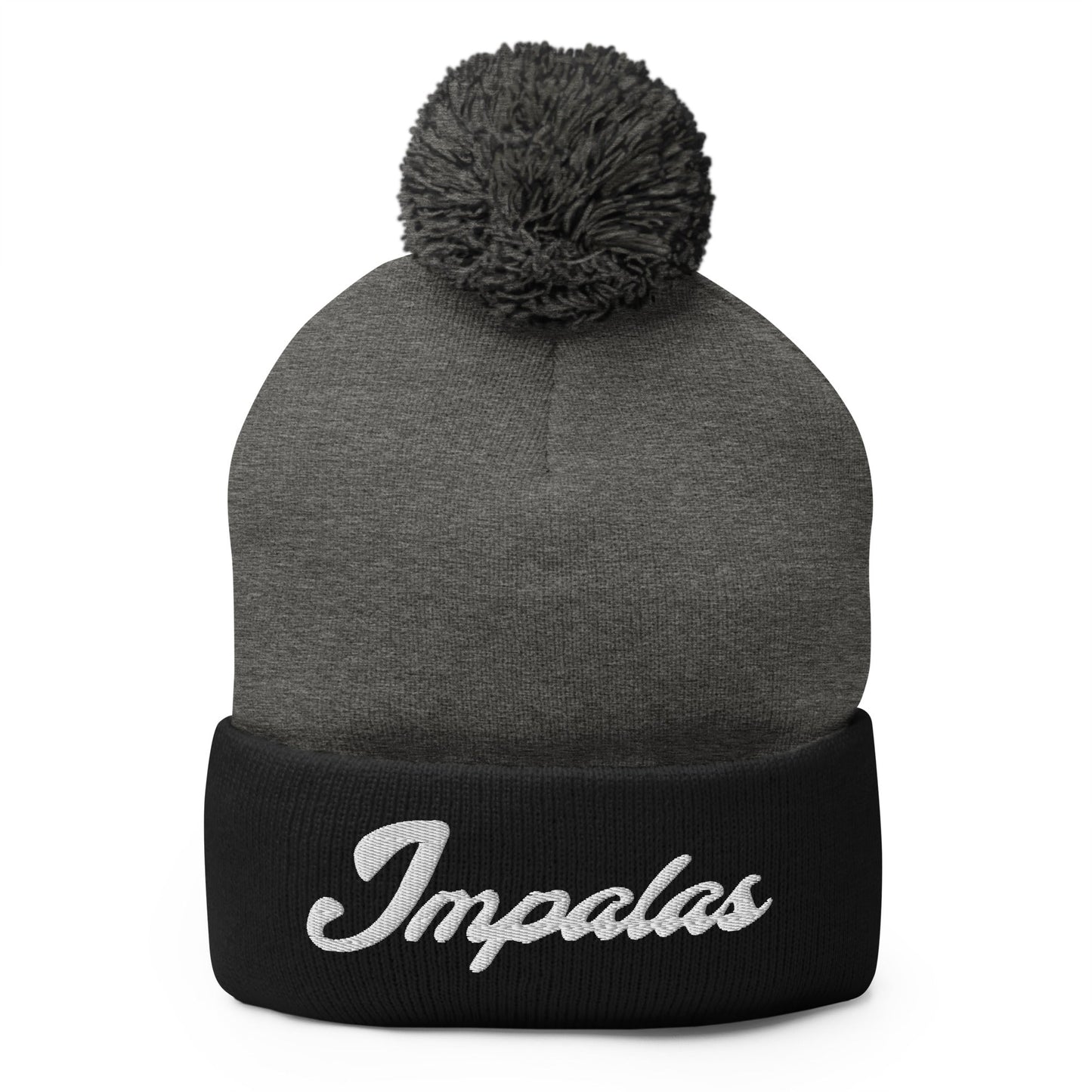 Pom - Pom Beanie | Poudre Football | Crownline Script Logo