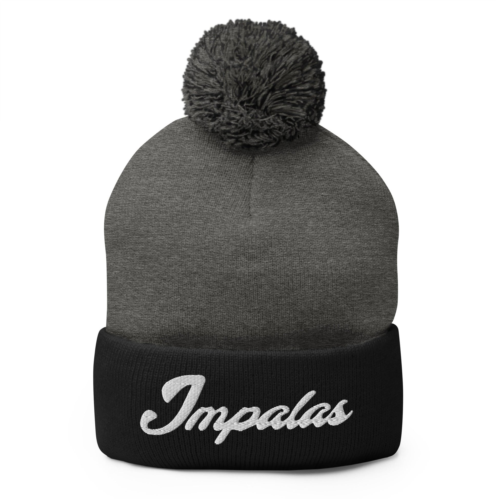 Pom - Pom Beanie | Poudre Football | Crownline Script Logo