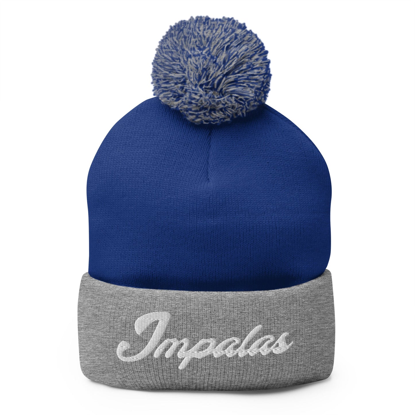 Pom - Pom Beanie | Poudre Football | Crownline Script Logo