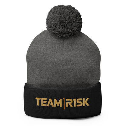 Pom - Pom Beanie | R1SK.gg | Script Logo