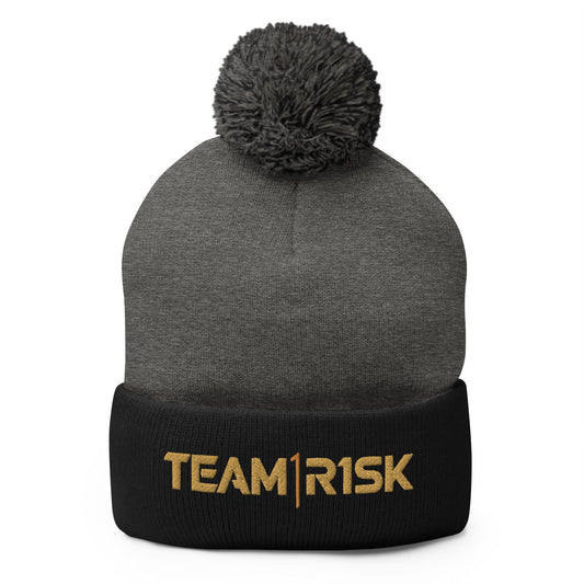 Pom - Pom Beanie | R1SK.gg | Script Logo