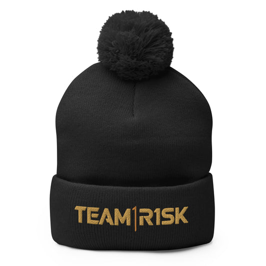Pom - Pom Beanie | R1SK.gg | Script Logo