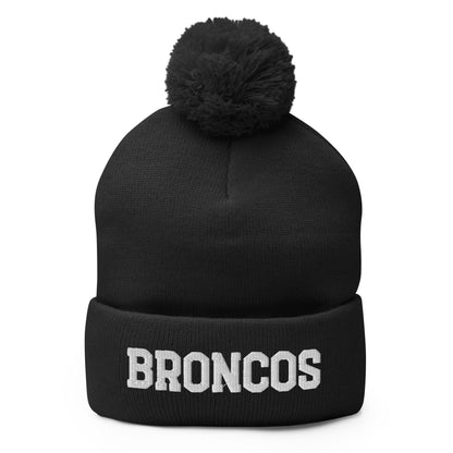 Pom-Pom Beanie | Rapid City Broncos - BHYFL | Athletics Logo