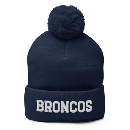 Pom-Pom Beanie | Rapid City Broncos - BHYFL | Athletics Logo