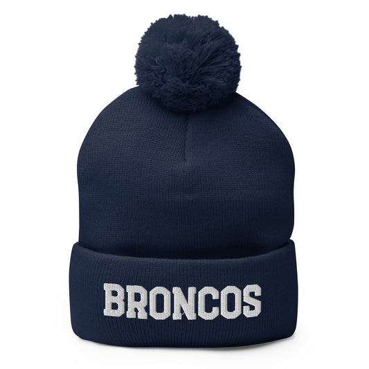 Pom-Pom Beanie | Rapid City Broncos - BHYFL | Athletics Logo