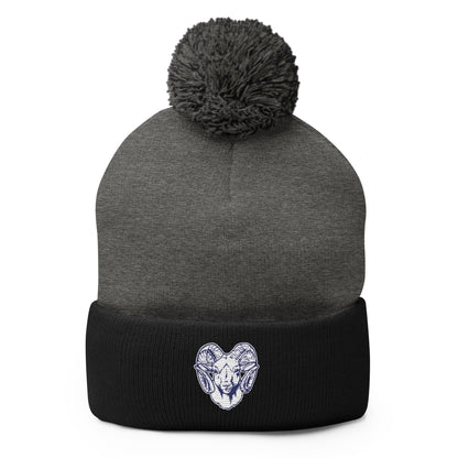 Pom - Pom Beanie | Rensselaer Rams