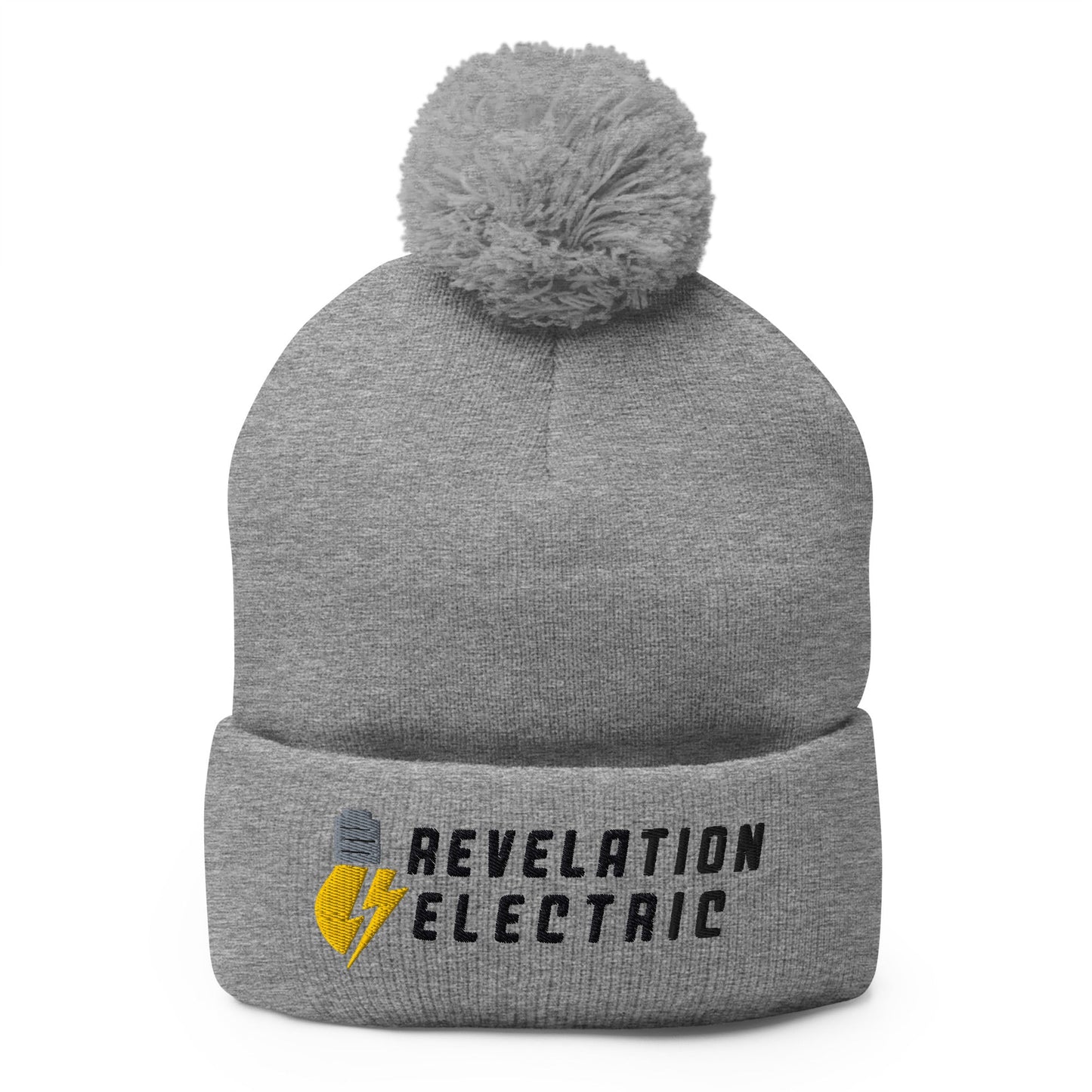 Pom - Pom Beanie | Revelation Electric | Logo
