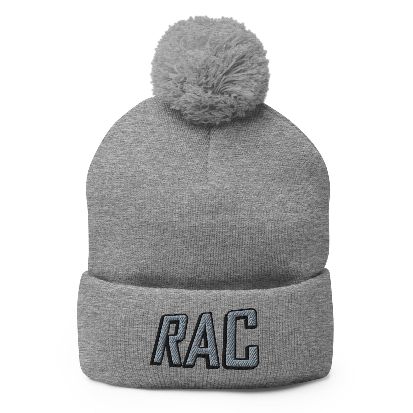 Pom - Pom Beanie | Rochester Astronomy Club | Orbit Logo